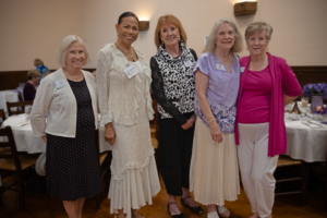 Linda, guest, Joan, Donna, Nancy, Linda